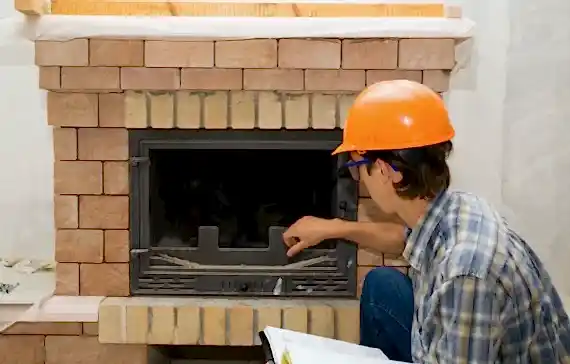 Fireplace and chimney inspection in Reston, VA